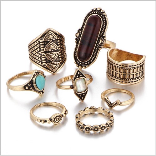 Set ring boho - set,