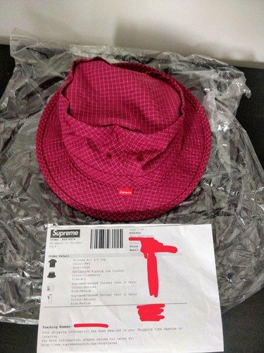 Supreme ripstop cranberry - supreme,