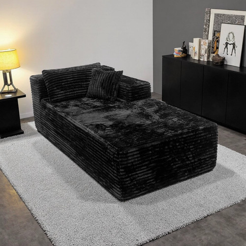 Luxury black single - black, lazy