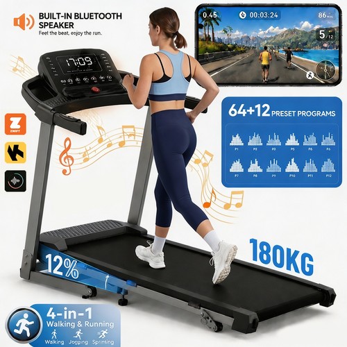 5hp foldable treadmill with - treadmill,
