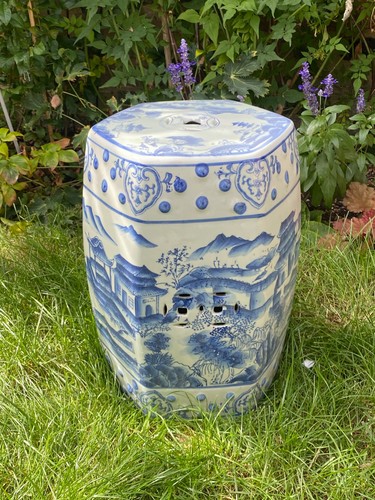 Vintage chinese blue white - blue,