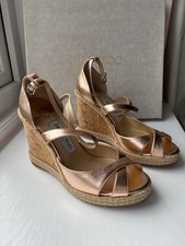 Jimmy Choo Rose Gold Wedge