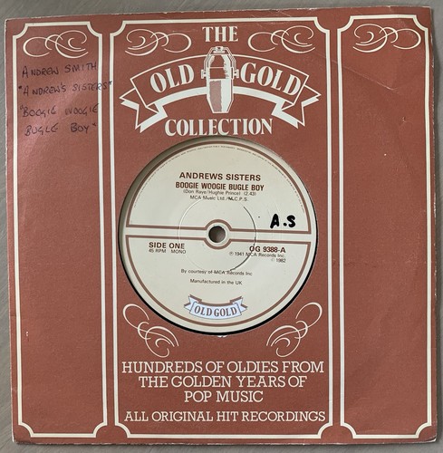 Andrews sisters boogie - boogie, woogie