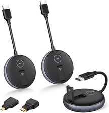YAOMAISI Wireless HDMI Transmitter Receiver Kit 1 TX + 2 RX Extend to TV/Project