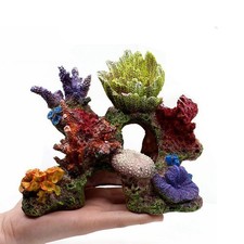 Aquarium Decor Reef Coral Resin Cave for Freshwater Saltwater Fish for Tank