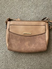 Faux Leather Crossbody Handbag