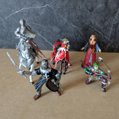 Painted plastic medieval - painted,