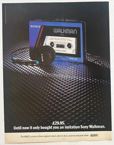 Sony walkman 1985 full page - sony,