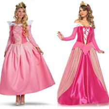 Costume Women Fancy Dress Party Gown UK Adult Sleeping Beauty Princess Aurora