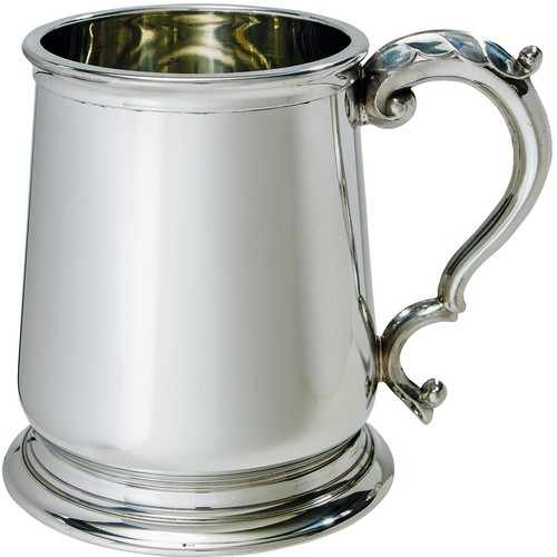 Pewter tankard pint george - tankard,