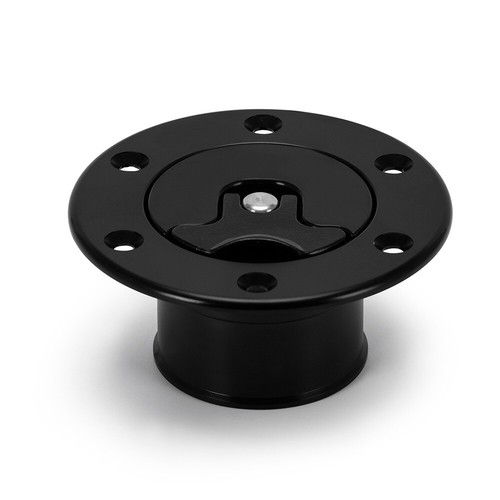 Black aluminum fuel cap hole - 6,