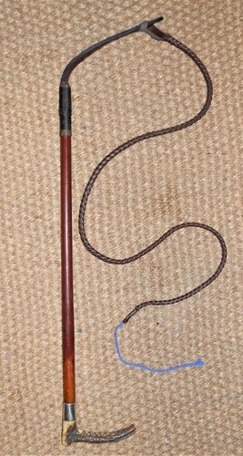 Antique gent hunting - hunting, whip