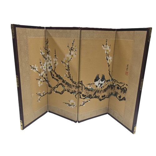 Vintage asian panel - vintage, folding