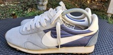 Nike Pre Montreal Racer Casual Suede Sneakers Grey / Blue 555258-008 Women's 