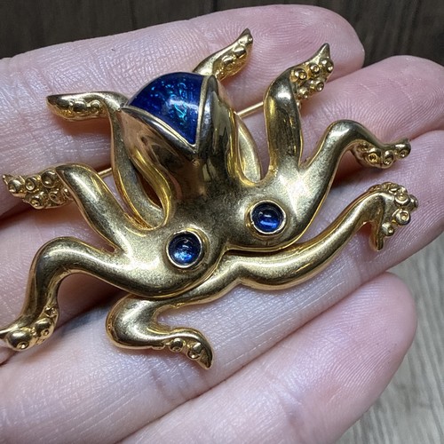 Vintage articulated octopus - vintage,