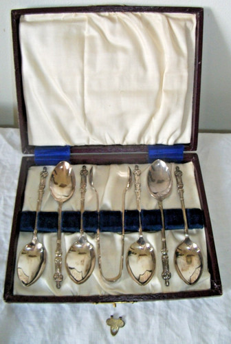 Set six silver - set,