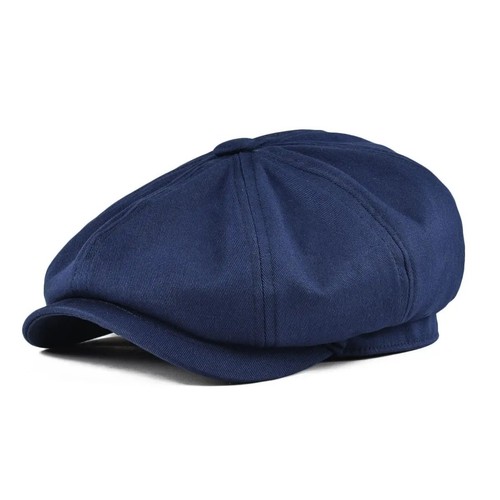 Men newsboy cap cotton 8 - men's,