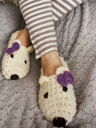 Ladies polar bear - bear, slippers