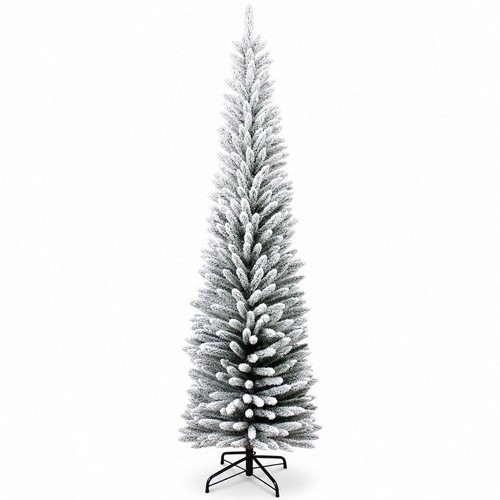 Snow covered slim - slim, christmas