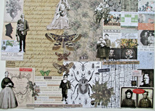 Tim Holtz Halloween Ephemera / Paper Dolls / Collage strips / paper / stickers