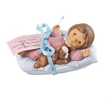 Goebel Nina & Marco Figurine - I Feel at Home Here New Baby Girl Gift 