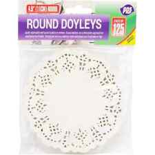 125 x Doilies Doily Lace Doyleys 11cm Paper Party Catering Wedding Round