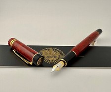 NOS Vintage Parker Duofold International MKII Jasper Red Fountain Pen - 1996