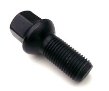 Black Wheel Bolt Nut x 1 Fits