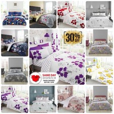 Floral Poppy Bedding Duvet Cover Quilt Set Pillow Cover Single Double King Sizes