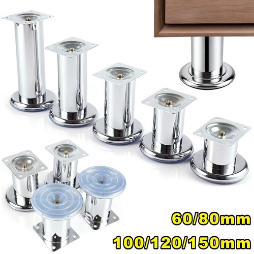 Xfurniture feet metal chrome - feet,