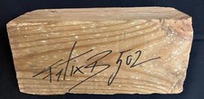 Felix Baumgartner Personally Signed Goodwood Festival Of Speed Wooden Tyre Chock