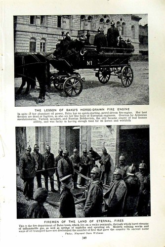 Old vintage print c1920 baku - vintage,