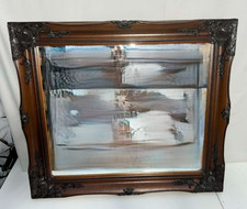 Ornate Carved Wood Wall Mirror