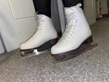Ice Skating White Boots