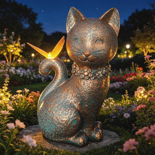 Cat statues for outside - statues,