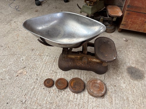 Vintage avery balance scales - balance,