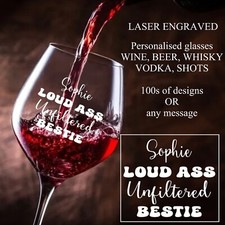 Personalised Engraved WINE
