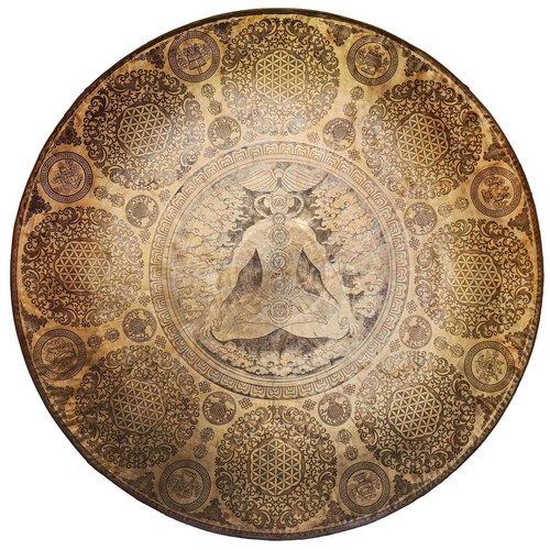 Large temple gong handmade - temple, gong-handmade