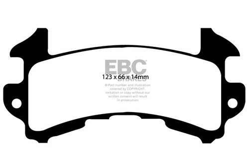 Ebc redstuff rear brake - redstuff,