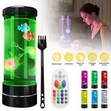 NEW! Colour Changing LED Water Jellyfish Novelty Mood Light Lamp Aquarium Tank