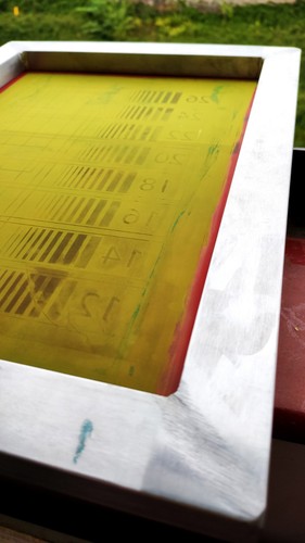 120t mesh silk screen - screen, printing