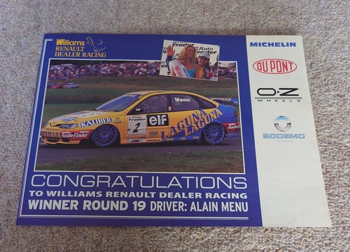 Williams renault laguna advert - williams,