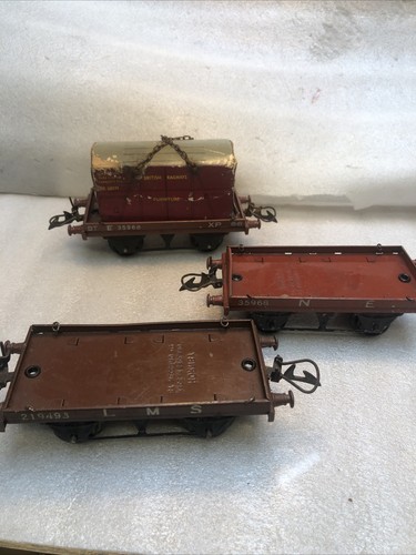 Hornby gauge tinplate 3x - o, tinplate,