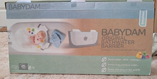 Babydam bathwater barrier - bathwater, barrier/bath