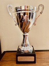 Big silver trophy 5 - silver, 11.5”
