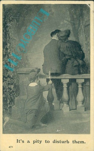 Edwardian romance comedy card - romance,