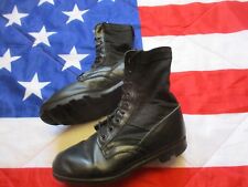 COMERICAL MADE lightweight BLACK VIETNAM WAR TYPE STYLE JUNGLE COMBAT BOOTS 8 W