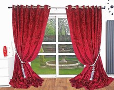 Wine Red Crushed Velvet