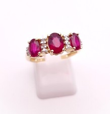 14ct Yellow Gold Ruby and