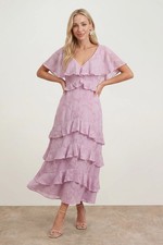 Oasis Lilac Maxi Dress Womens